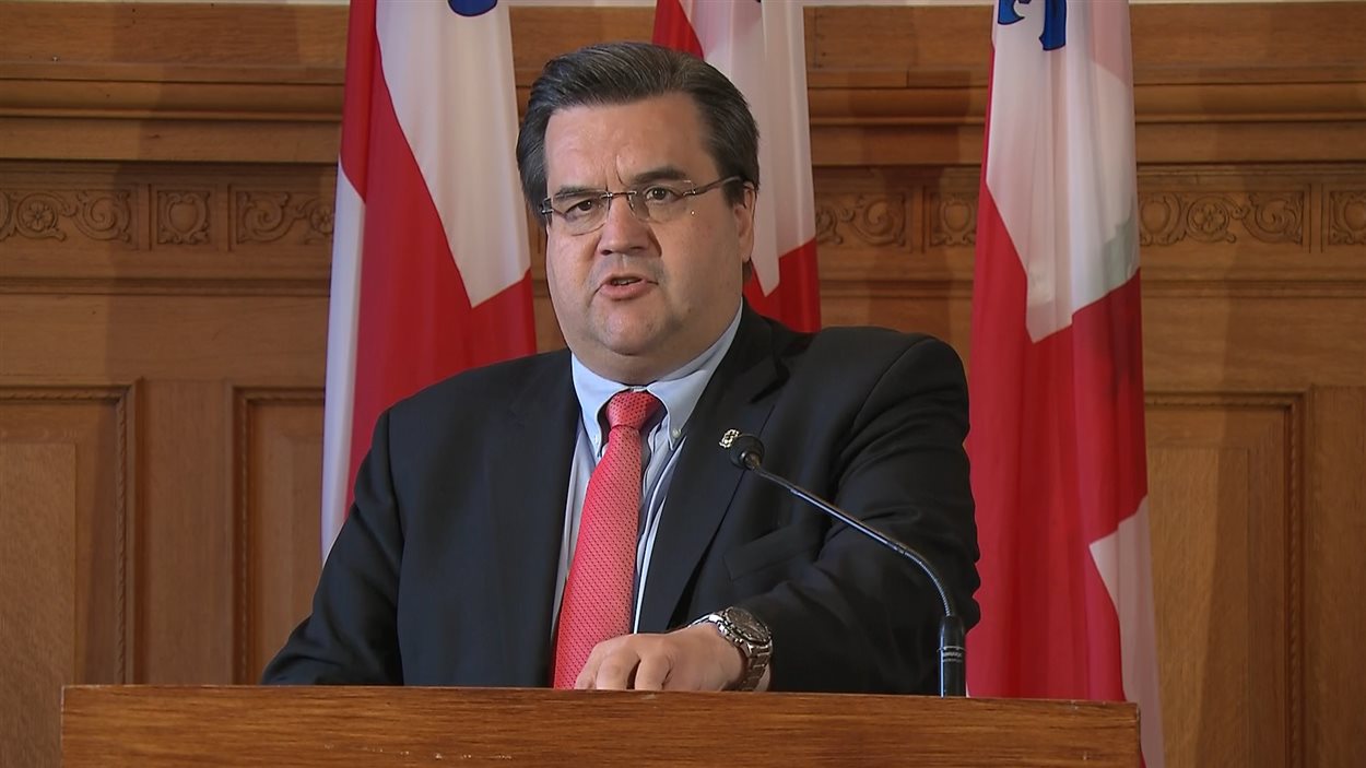 Le maire de Montréal, Denis Coderre