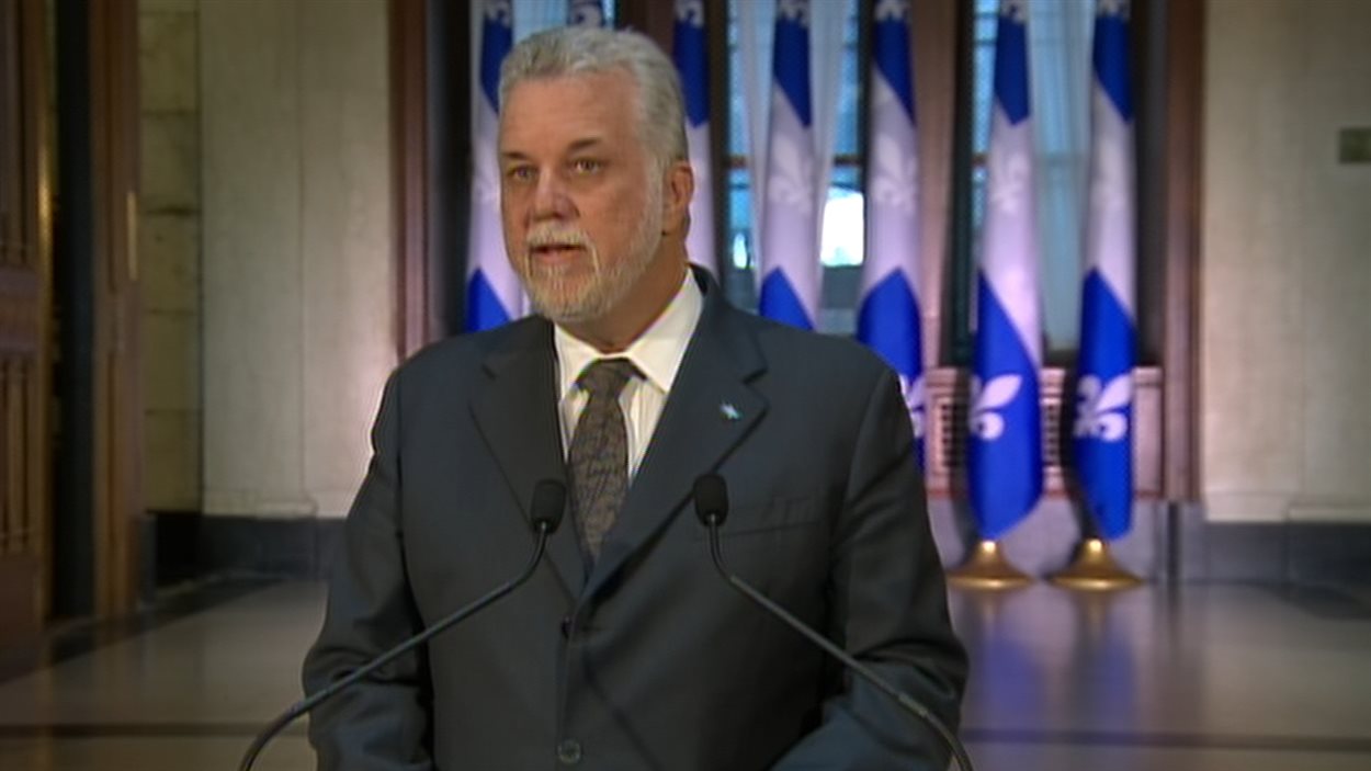 Le premier ministre du Québec, Philippe Couillard