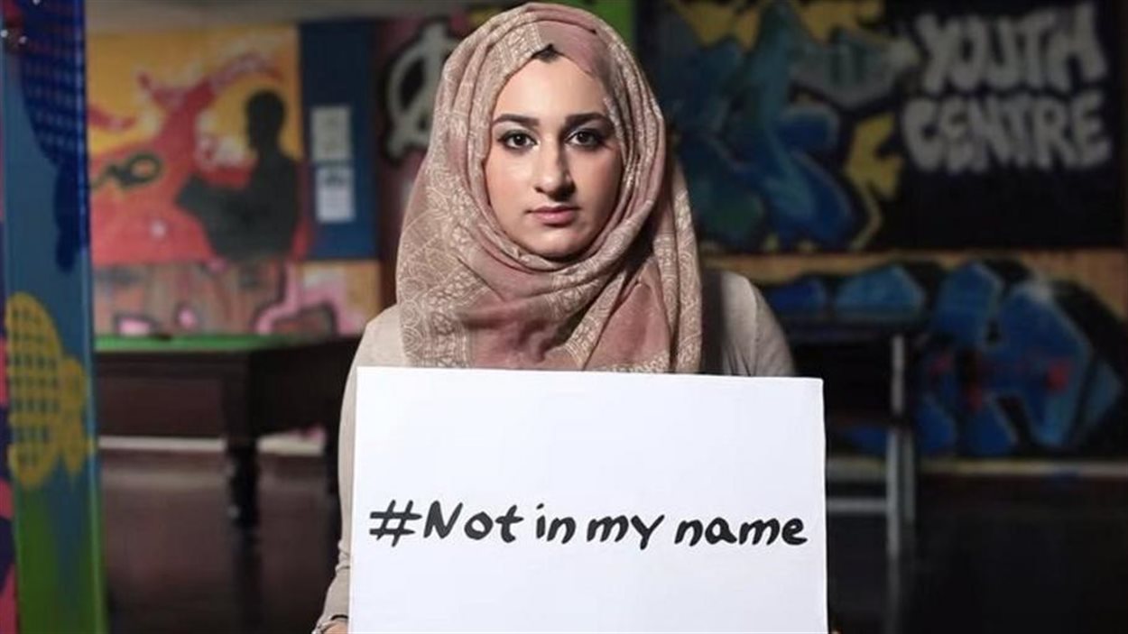 Image tiée de la campagne #NotInMyName
