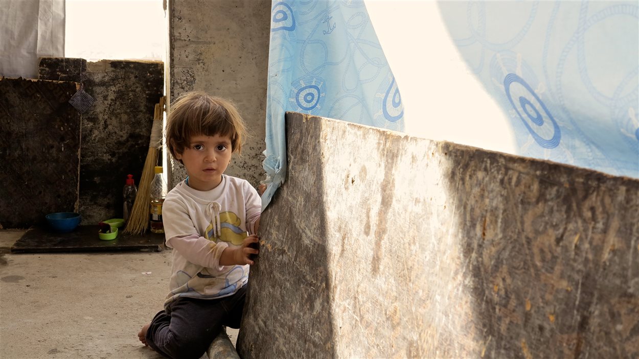 Un enfant réfugié en Irak