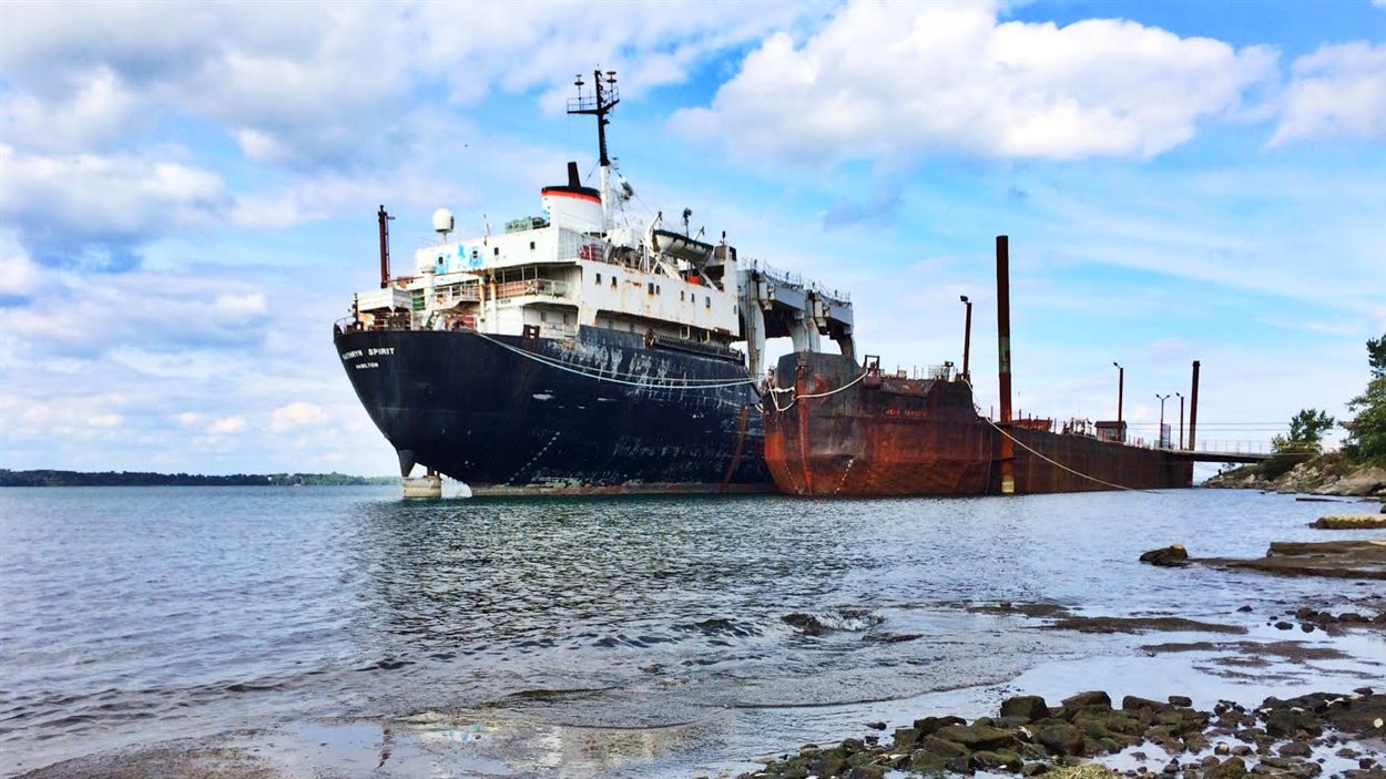 Cargo Kathryn Spirit Une Catastrophe Imminente Sur Le Fleuve Saint Laurent Radio Canada Ca