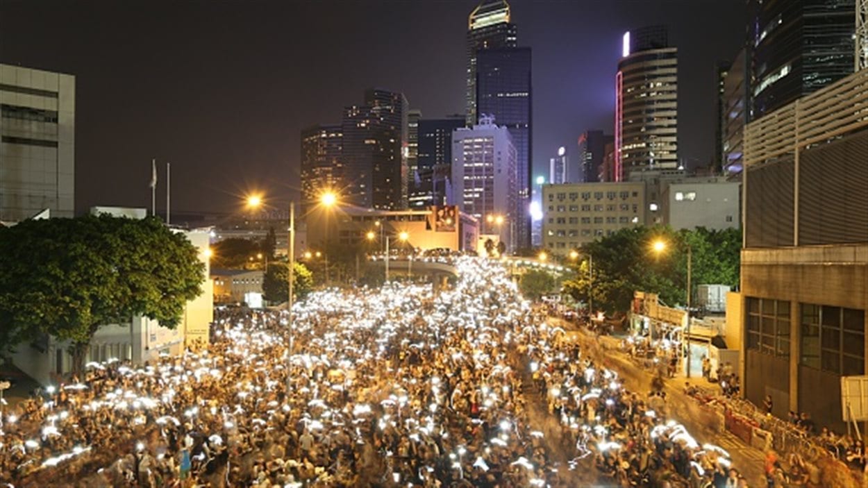 Le centre-ville de Hong Kong occupé par les manifestants