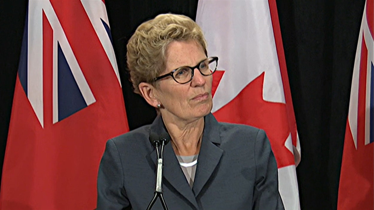 La première ministre ontarienne, Kathleen Wynne, de passage à Ottawa. (02-10-14)