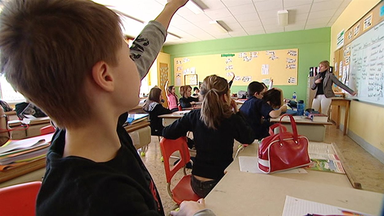 Classe d'écoliers