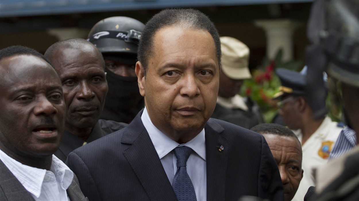 Jean-Claude Duvalier lors de son retour en Haïti en 2011.