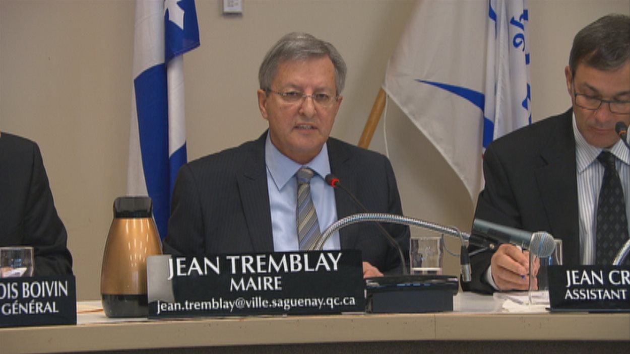 Le maire de Saguenay, Jean Tremblay