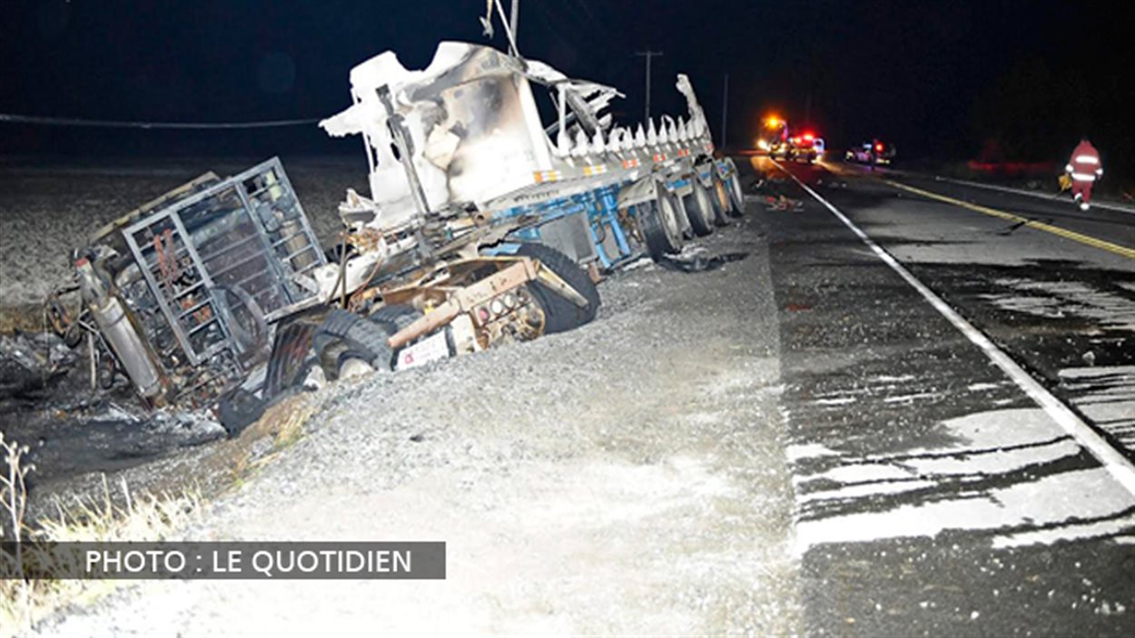 Collision mortelle à SaintHenrideTaillon RadioCanada