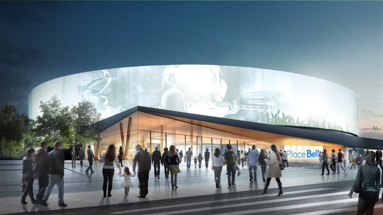 Pelletée de terre officielle pour la future Place Bell RadioCanada