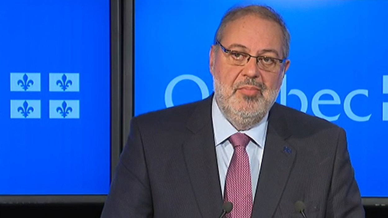 Le ministre de l'Énergie et des Ressources naturelles, Pierre Arcand.
