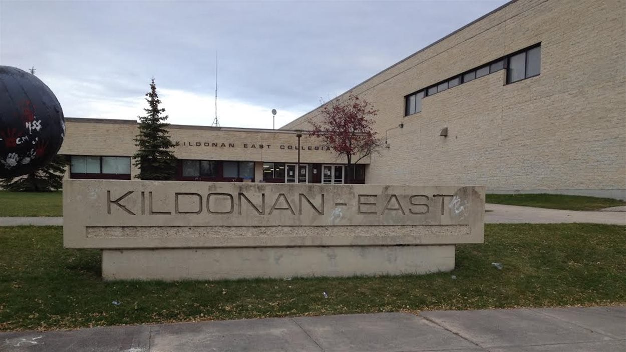 L'École Kildonan-East Collegiate, à Winnipeg, le 16 octobre 2014.