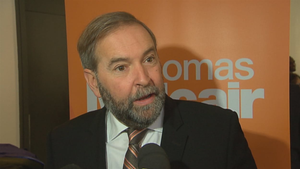 Thomas Mulcair Et Le NPD En Mode électoral | Radio-Canada