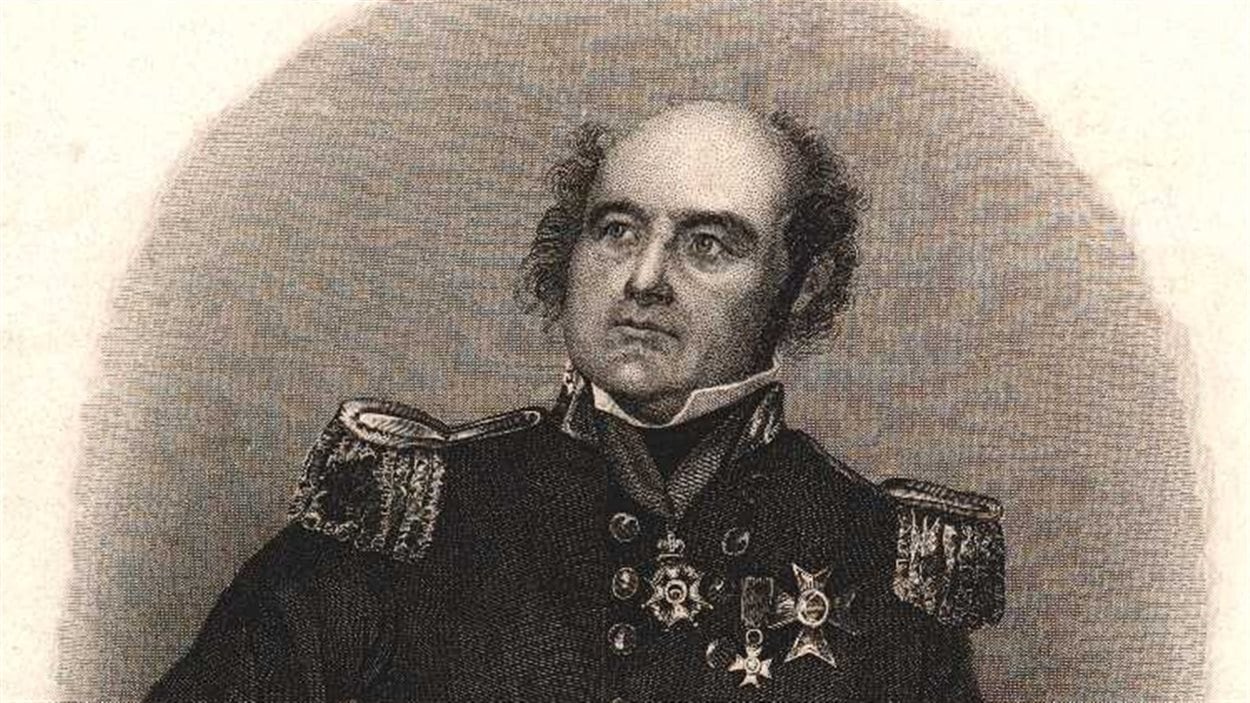Portrait de Sir John Franklin, vers 1810
