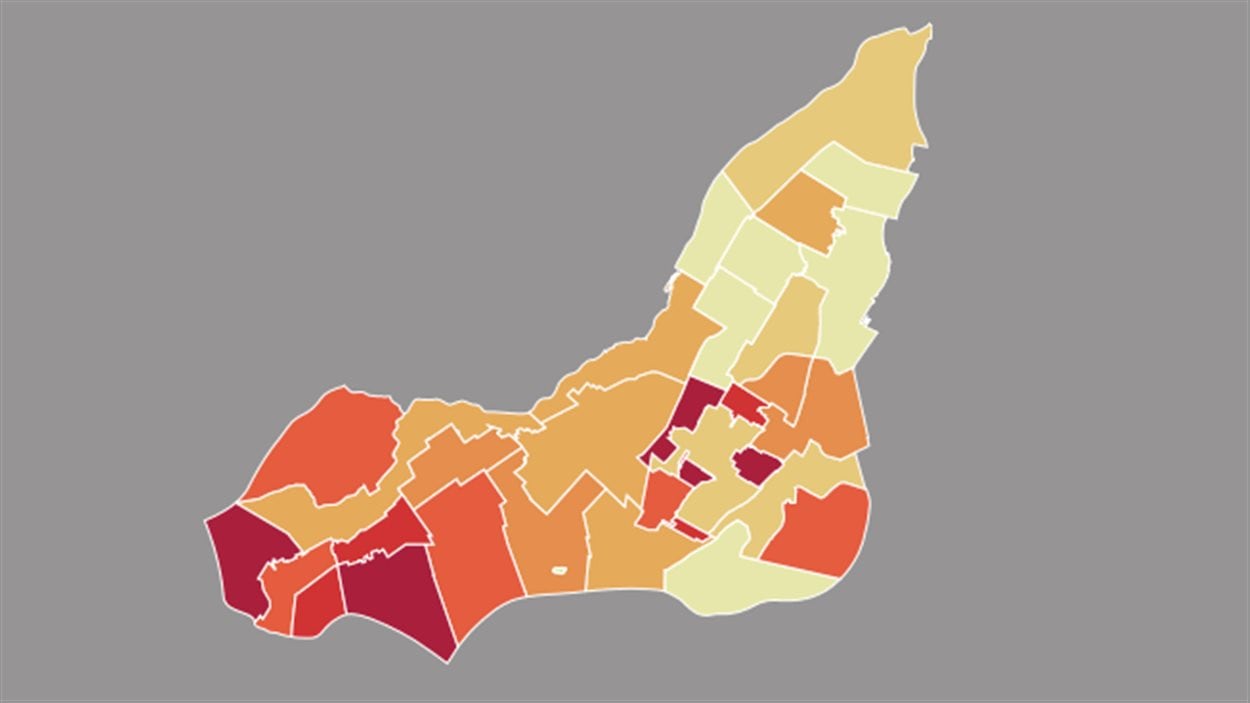 Richesse A Westmount Pauvrete A Hochelaga Les Inegalites En Cartes Radio Canada Ca