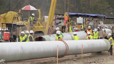 Construction du pipeline Énergie Est de TransCanada