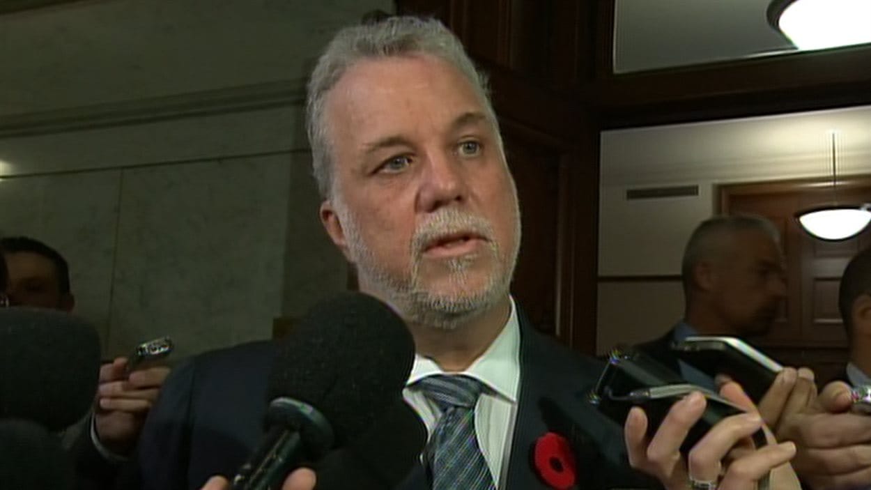 La premier ministre du Québec, Philippe Couillard