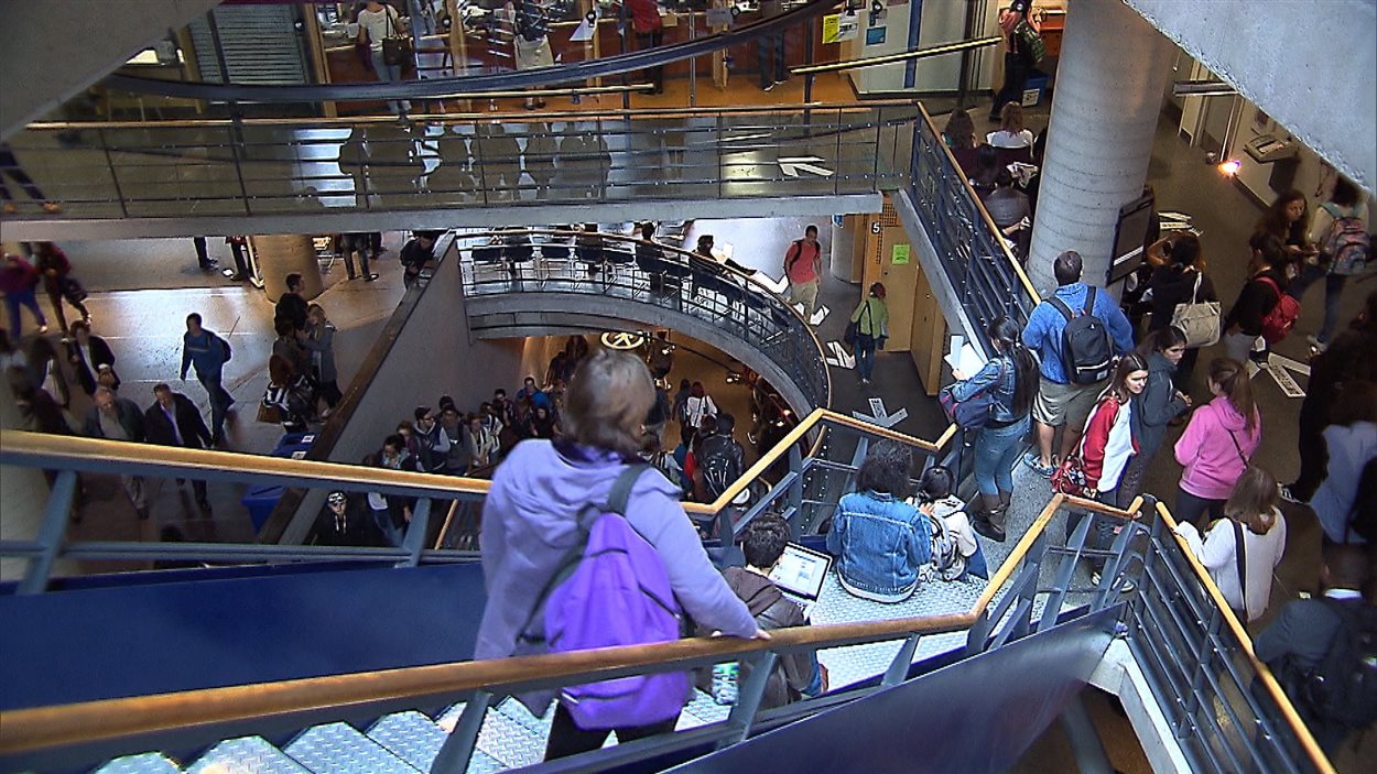 Intérieur du pavillon principal de l'UQAM