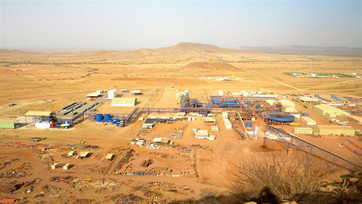 La mine Bisha en Érythrée.