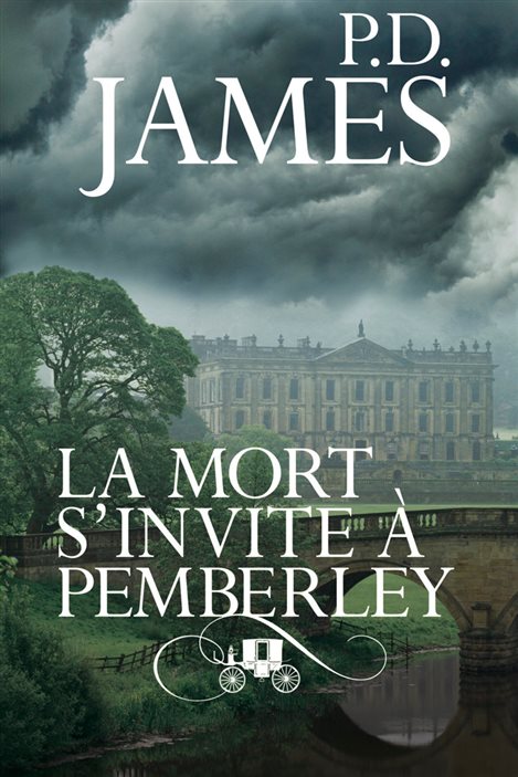 Détail de la couverture de « La mort s'invite à Pemberley » de P.D. James.
