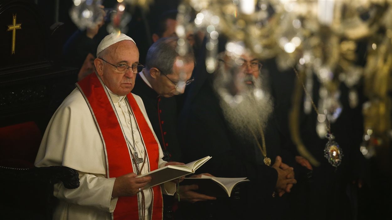 Le pape François, dimanche, à Istanbul