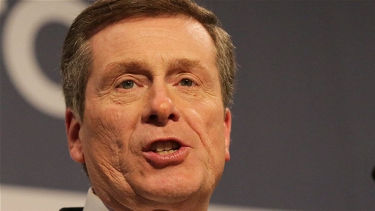 Le nouveau maire de Toronto, John Tory