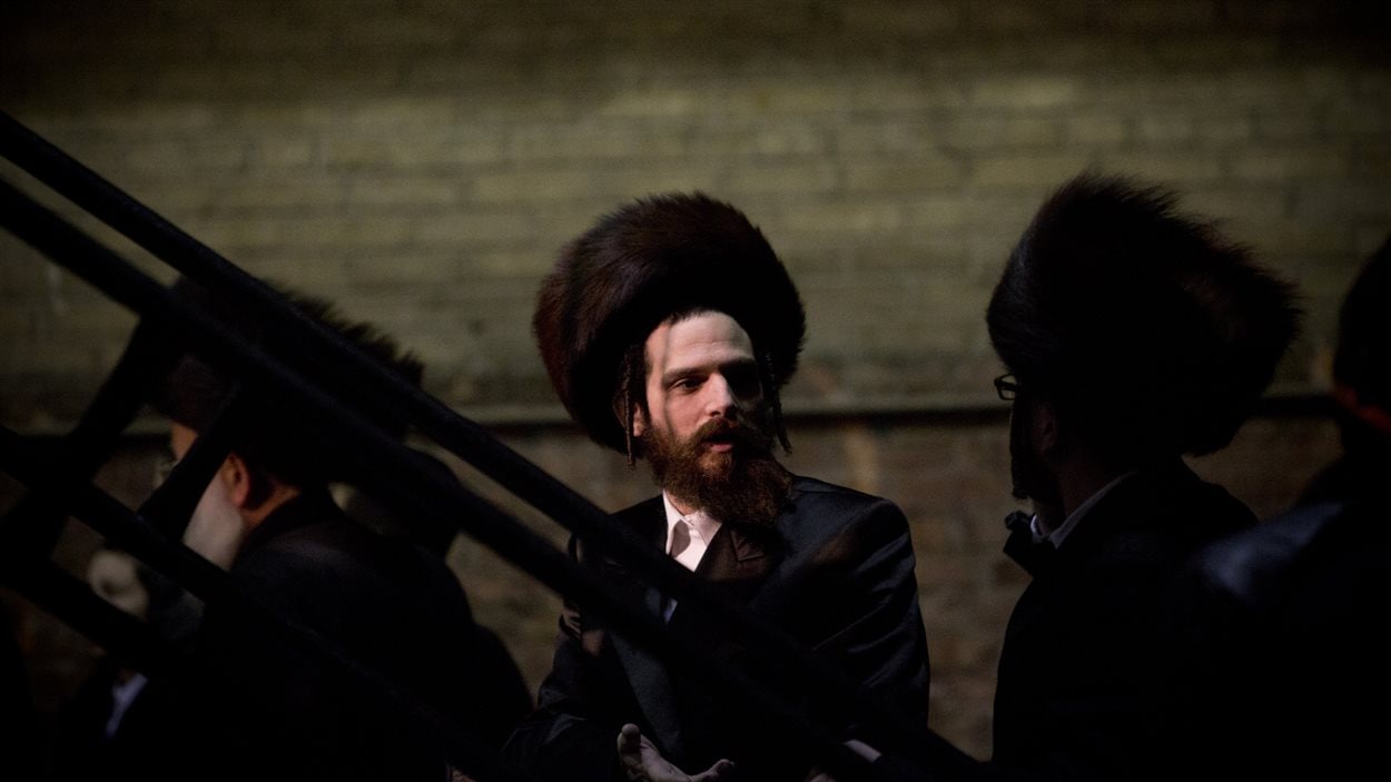 Membres de la communauté hassidique Satmar à New York, novembre 2013