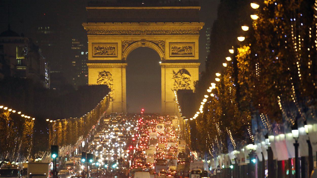 L'avenue des Champs-Élysée à Paris