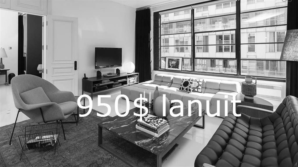 Une annonce sur Airbnb