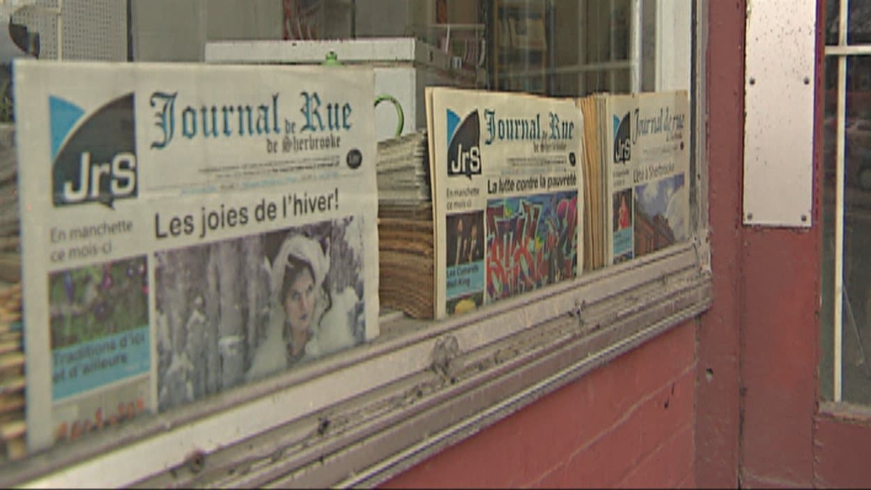 Le Journal de rue de Sherbrooke est menacé de fermeture.