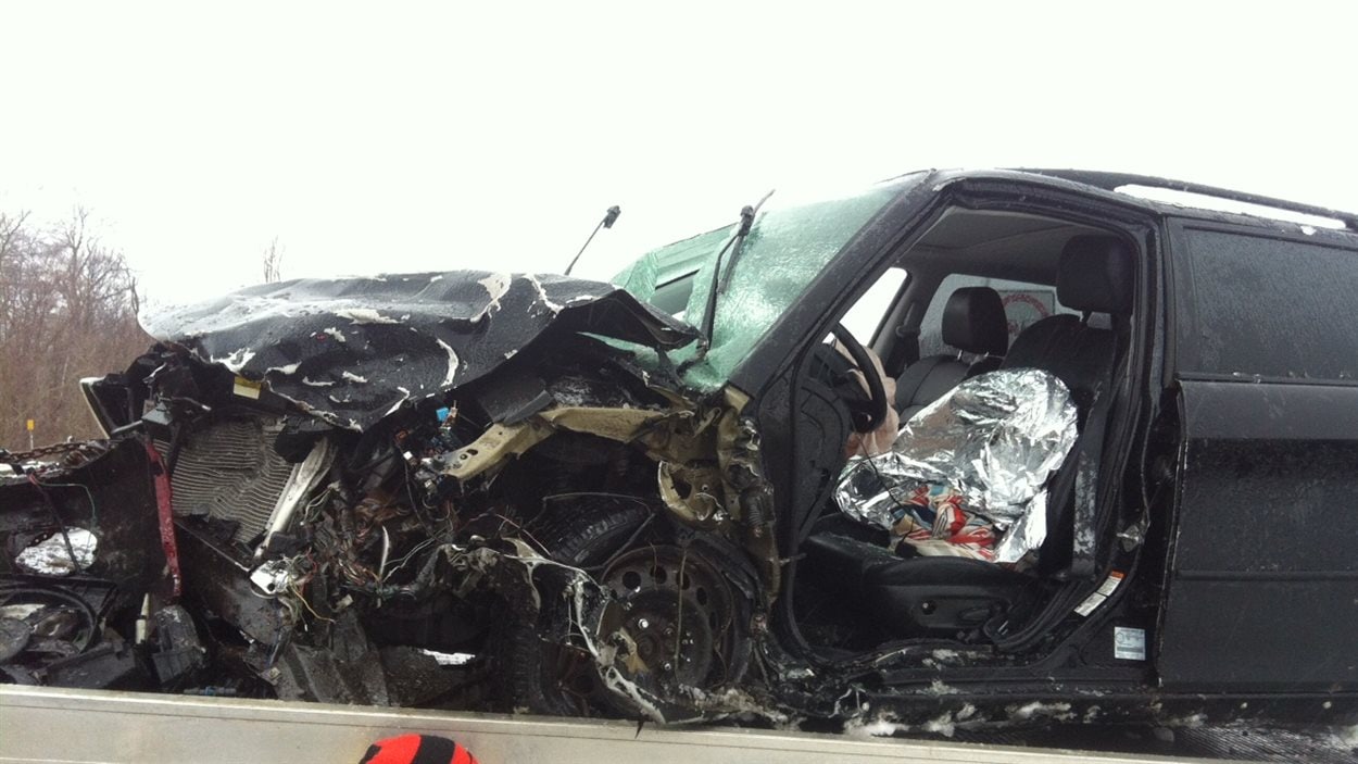 Un face à face s’est produit sur l’autoroute 73 à Sainte-Marie, en Beauce.