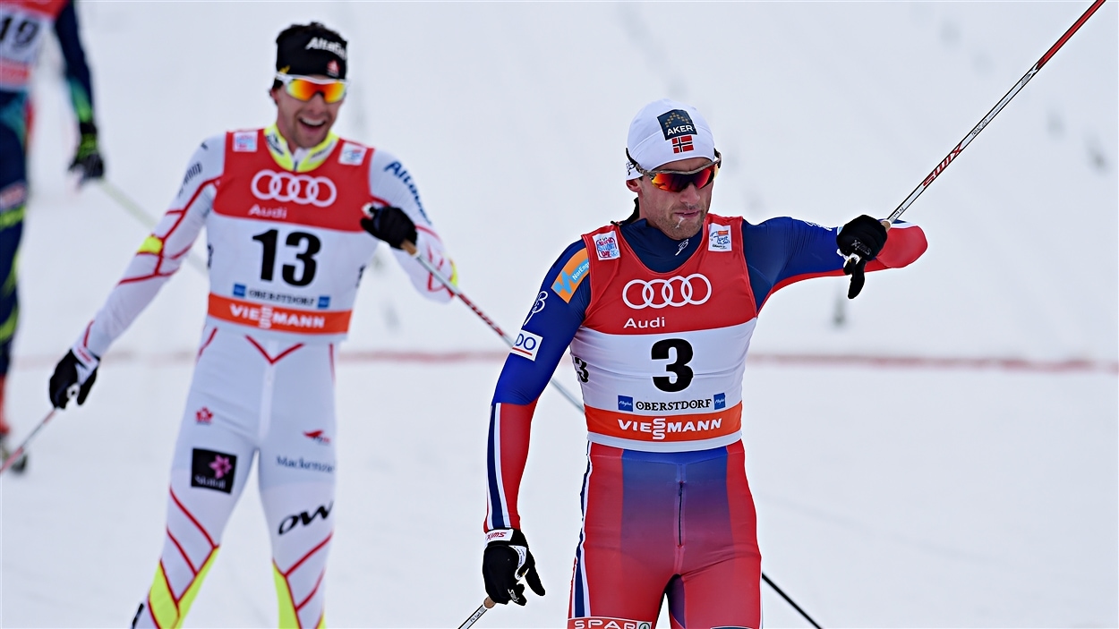 Alex Harvey (no 13) au Tour de ski 2015