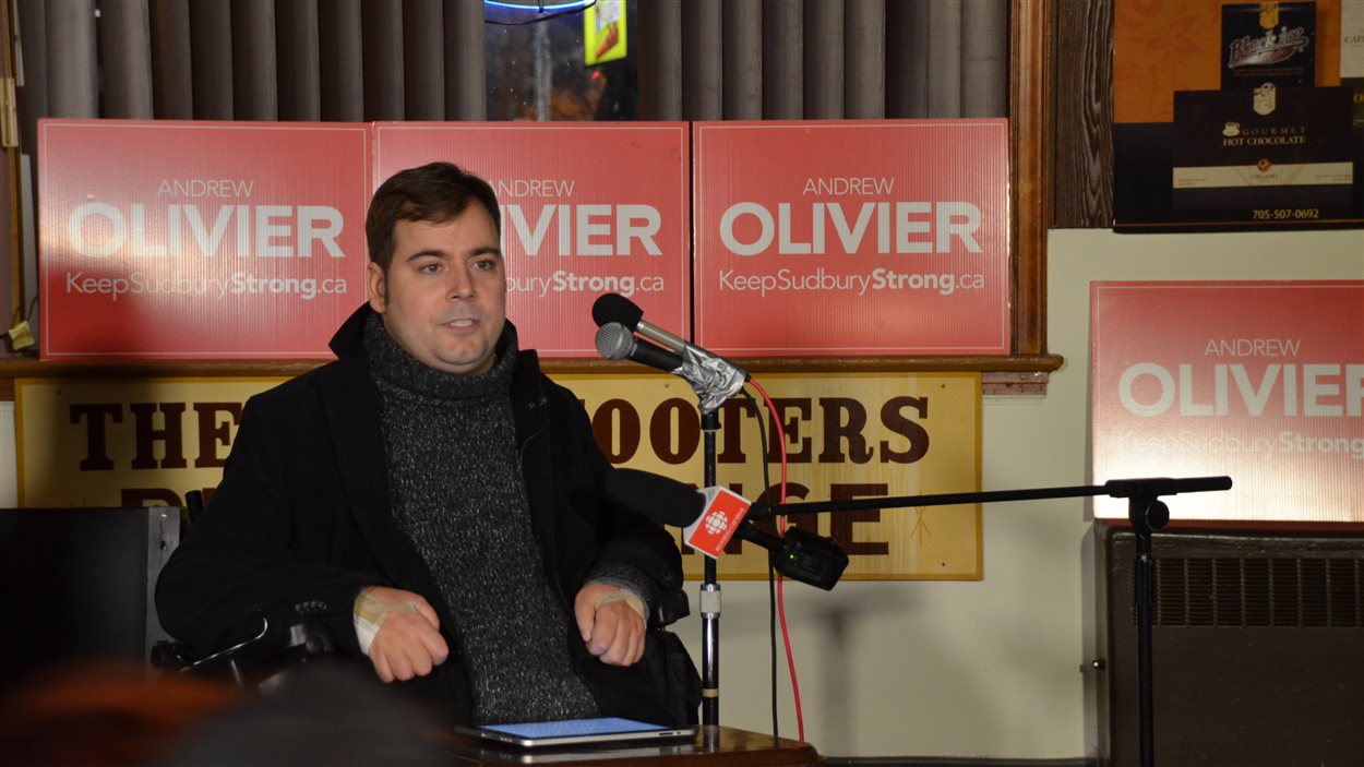 Le candidat indépendant Andrew Olivier