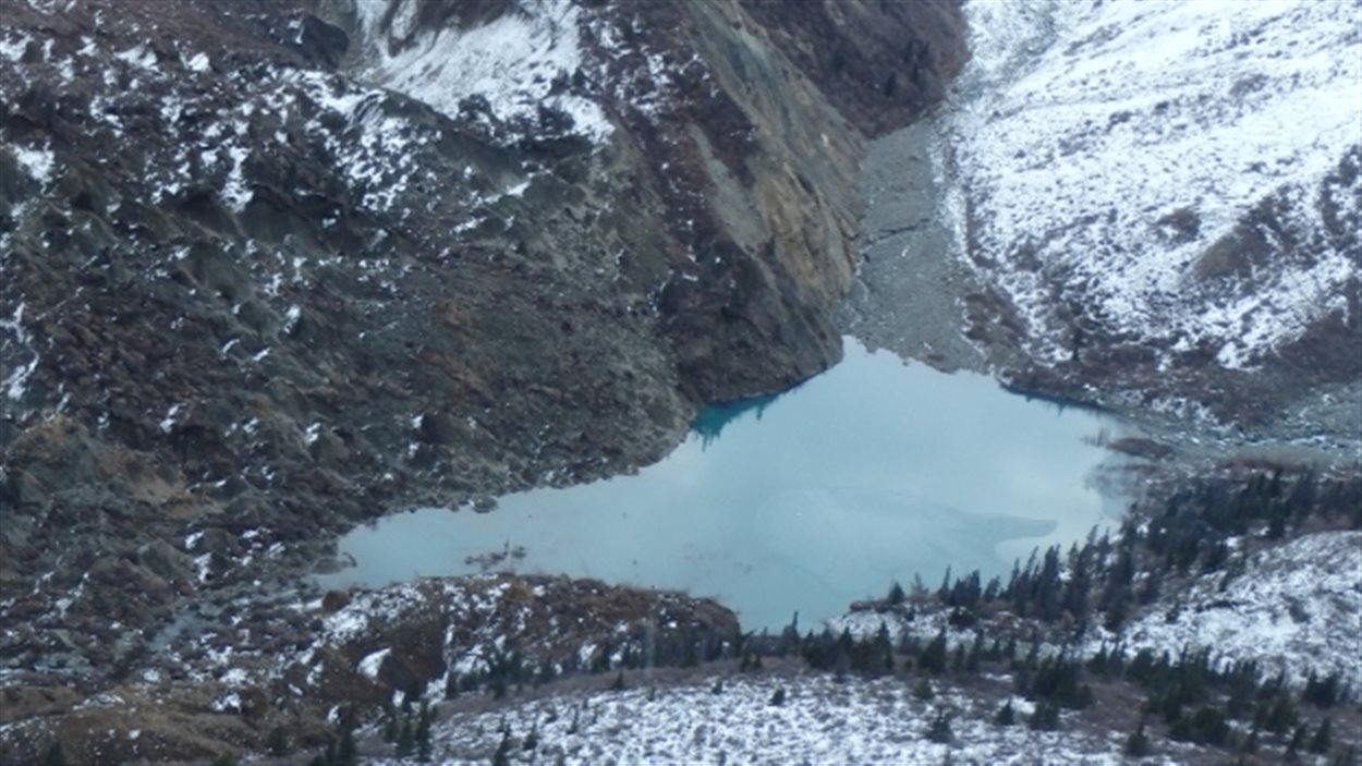 Le nouveau lac du parc national Kluane.