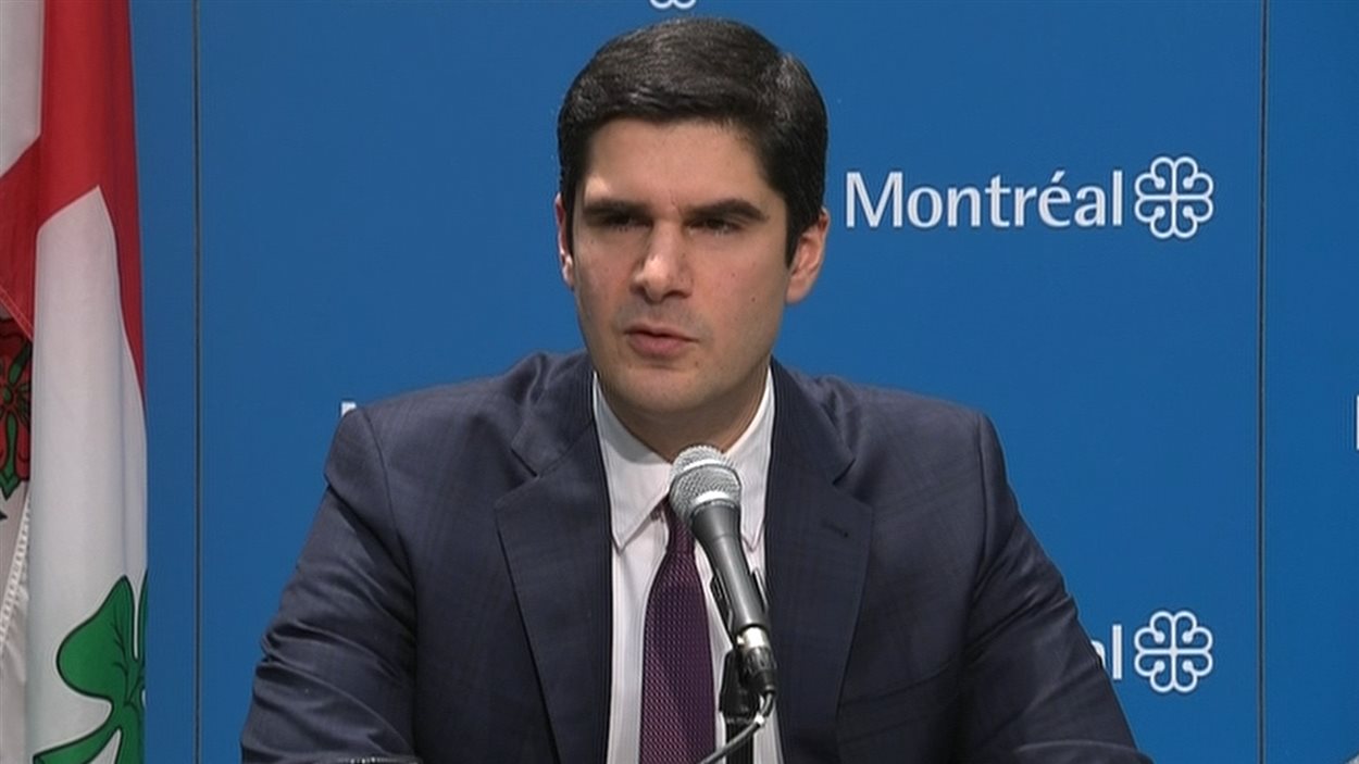 Le vice-président du comité exécutif de la Ville de Montréal, Harout Chitilian, a voulu se faire rassurant quant aux opérations d'épandage d'abrasifs.
