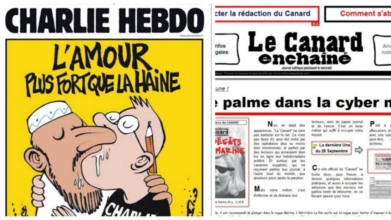 Les journaux satiriques, le « poil à gratter » de la presse française
