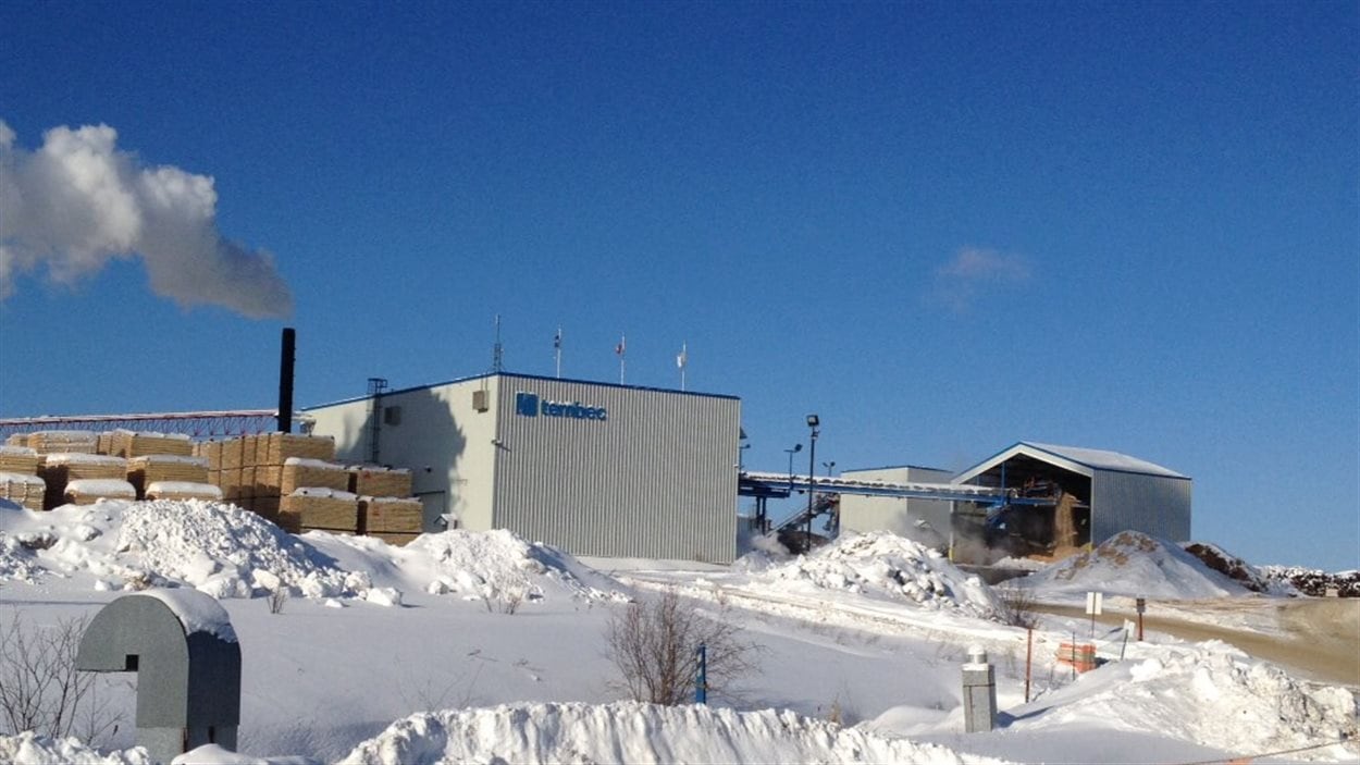 L'usine Tembec de Béarn