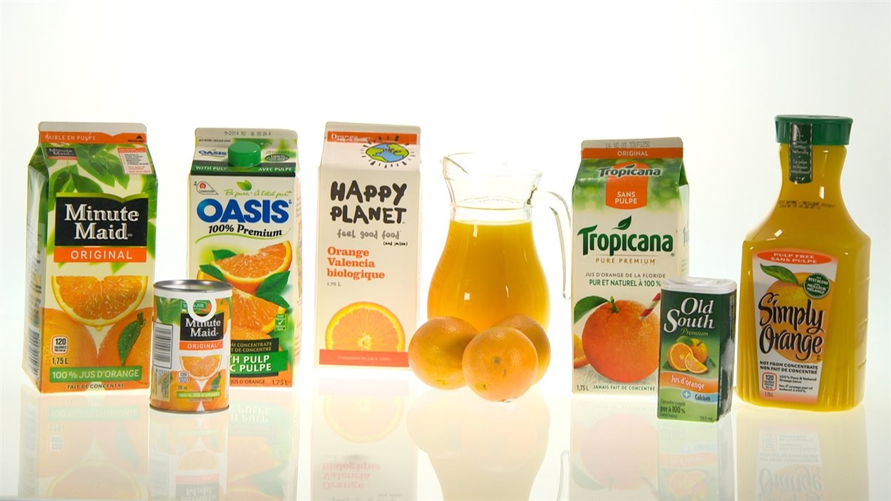 Du Jus D Orange Naturel Pas Si Naturel Radio Canada Ca