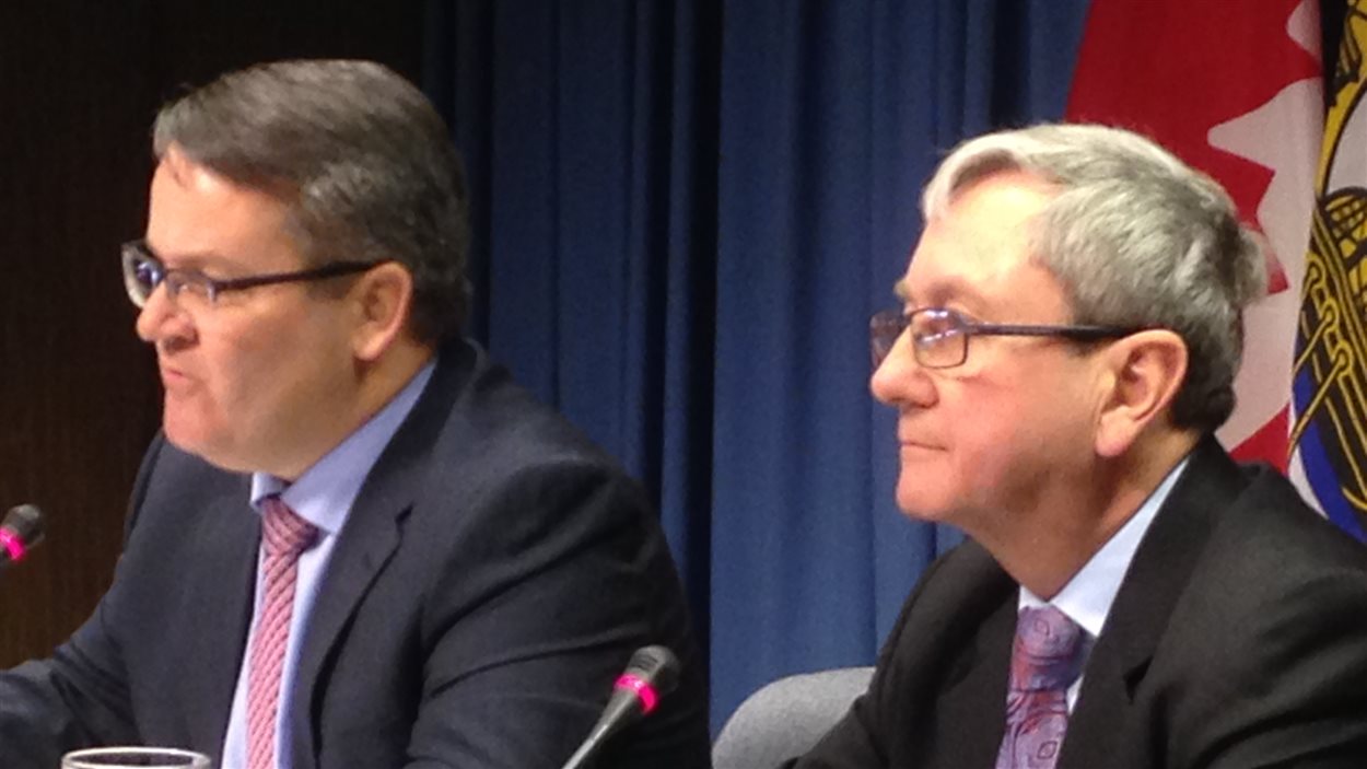 Victor Boudreau et Michael Horgan