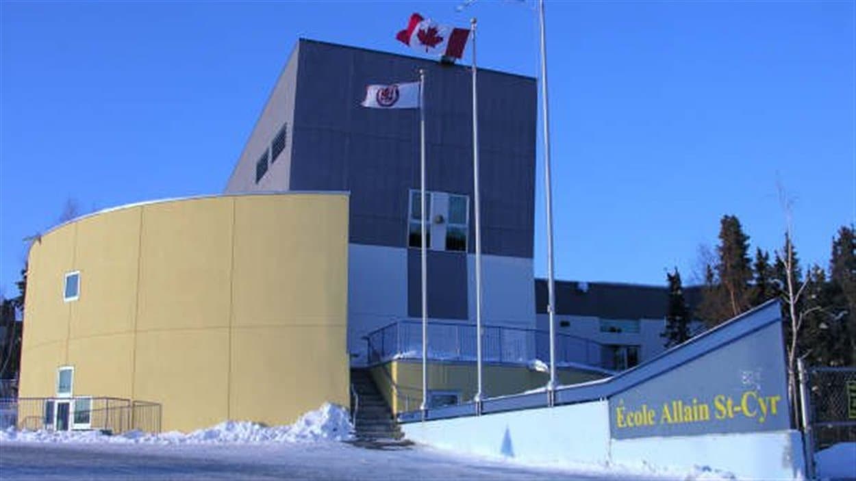L'École Allain St-Cyr, à Yellowknife, en 2011.