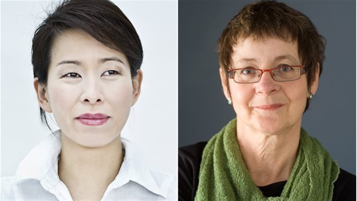 Les auteures Kim Thúy et Jocelyne Saucier