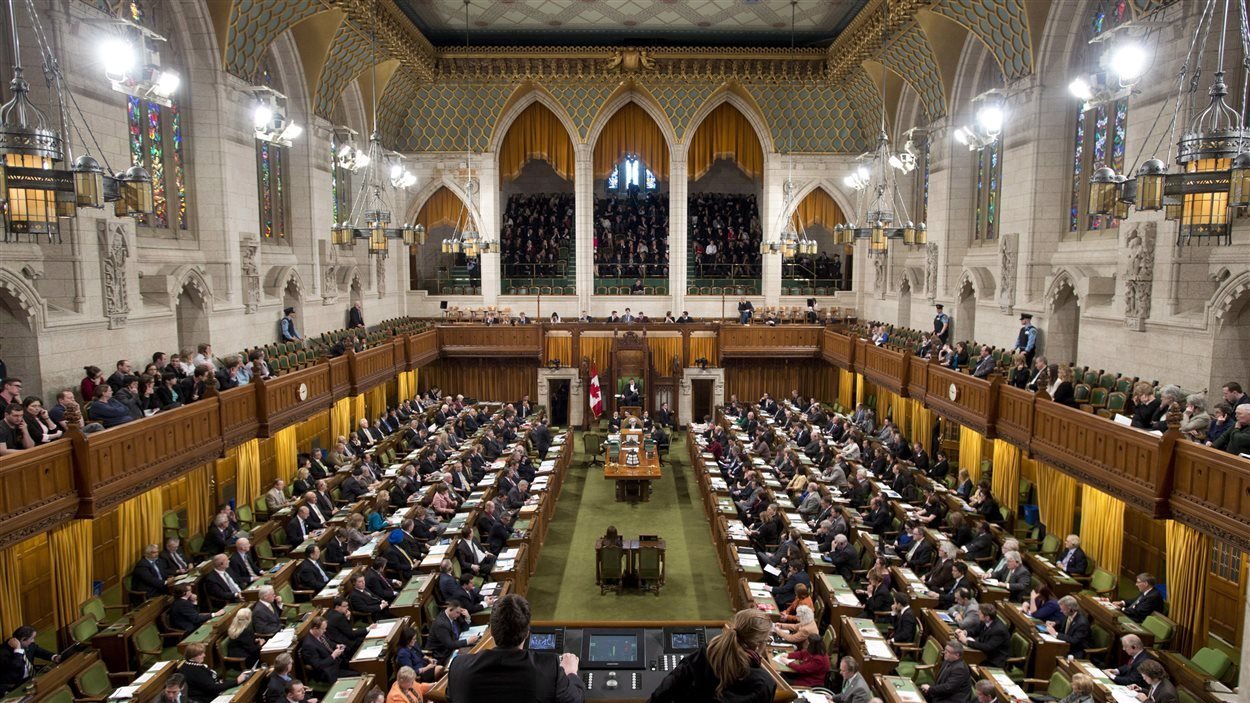 La Chambre des communes à Ottawa