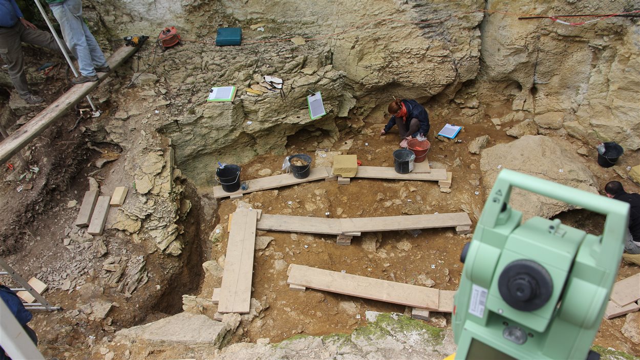 Le site archéologique de la Grotte du Bison en France