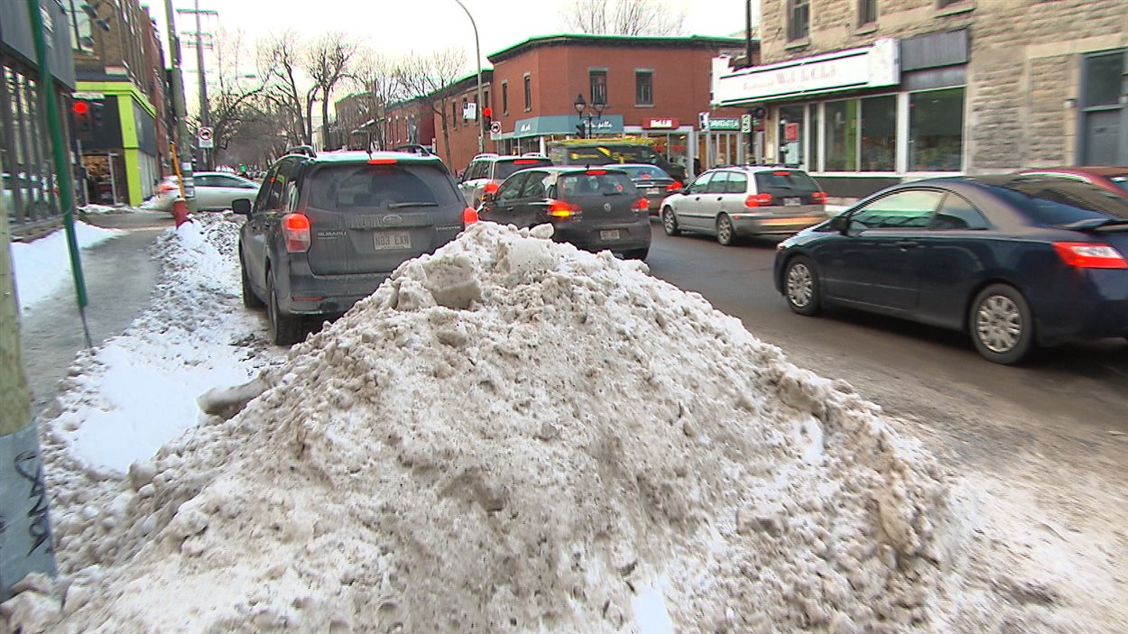 La neige sur le Plateau Mont-Royal sera chargée