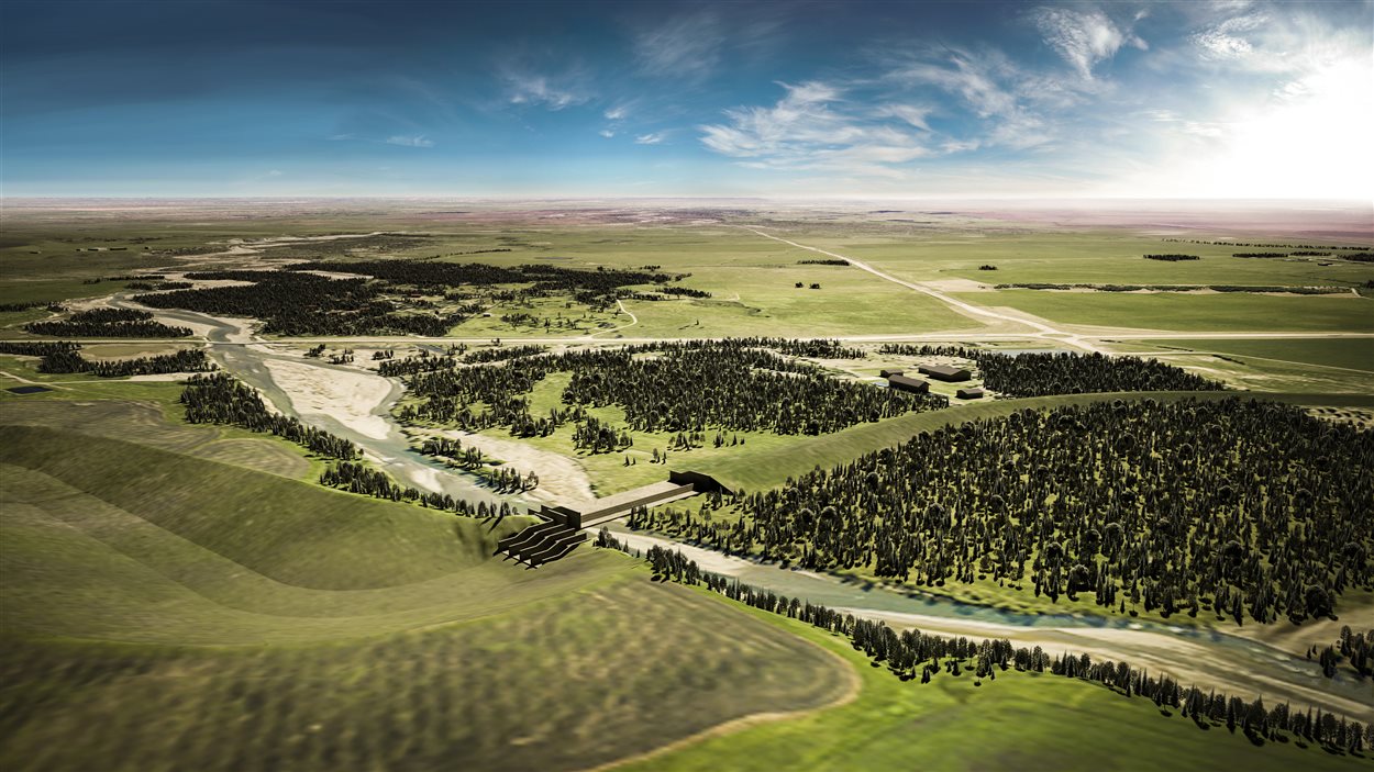 Le réservoir Springbank permettrait de contenir des millions de mètres cubes d'eau provenant de la rivière Elbow.