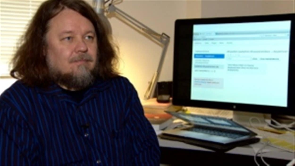 Le professeur de linguistique de l'Université de l'Alberta Antti Arppe.