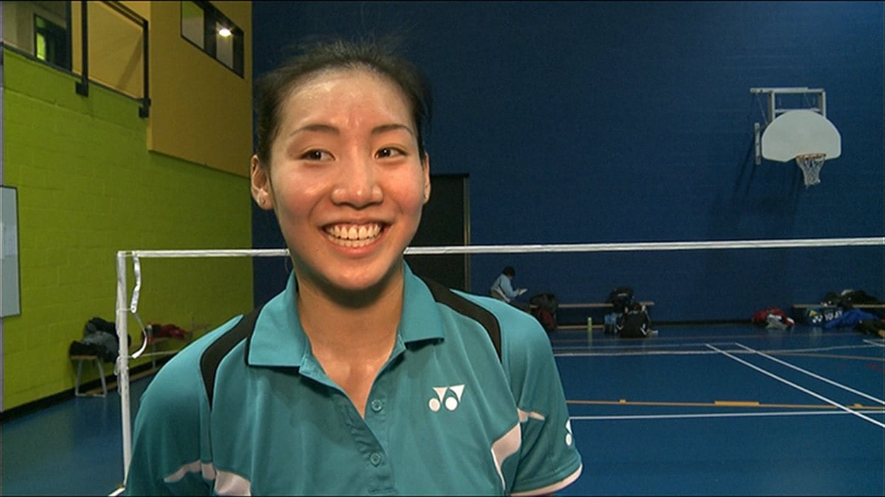 Michelle Li a remporté la finale en simple féminin du Championnat national de badminton à Gatineau.