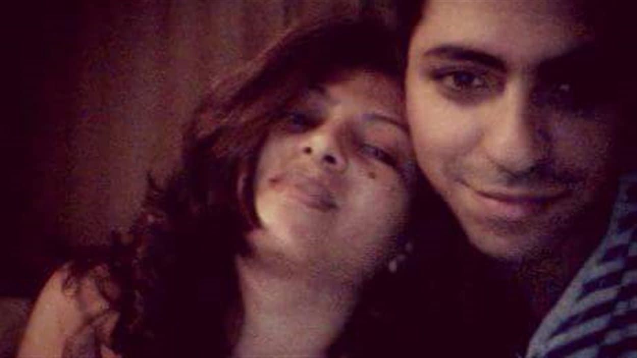Ensaf Haïdar en compagnie de son mari, Raïf Badawi