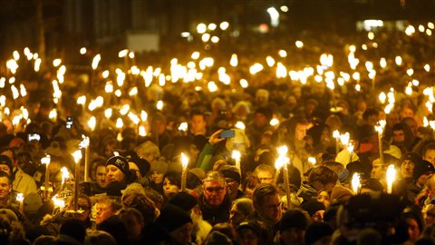 Quelque 30 000 Danois se sont rassemblés à Copenhague pour dire non au terrorisme.