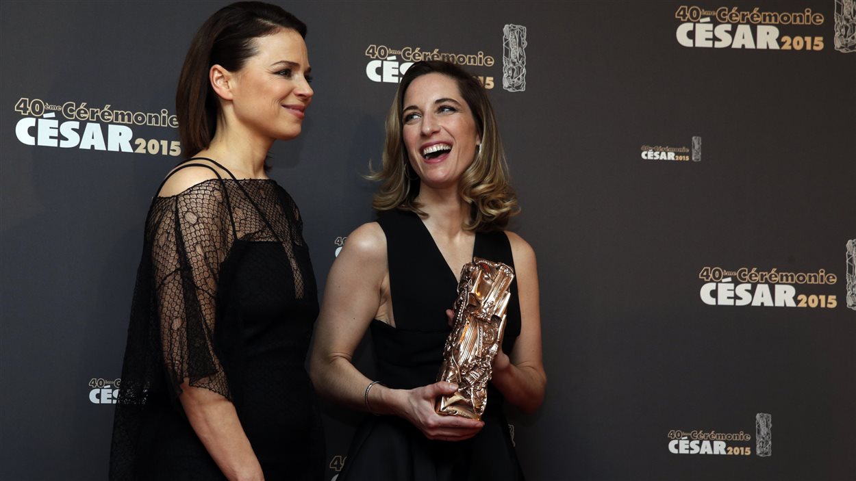 L'actrice Suzanne Clément et la productrice Nancy Grant ont reçu le César du meilleur film étranger au nom du réalisateur Xavier Dolan.