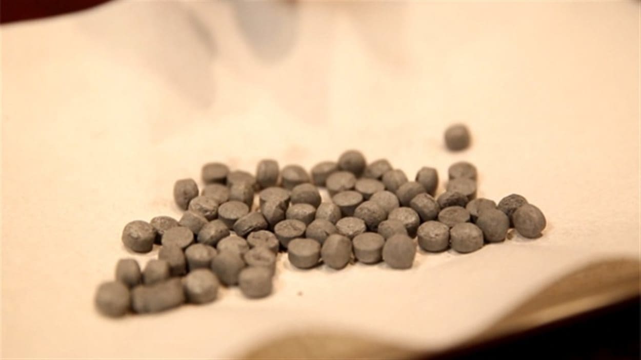 Des tablettes de phosphine comme celles qui sont mises en cause dans la mort de deux jeunes enfants de Fort McMurray. 