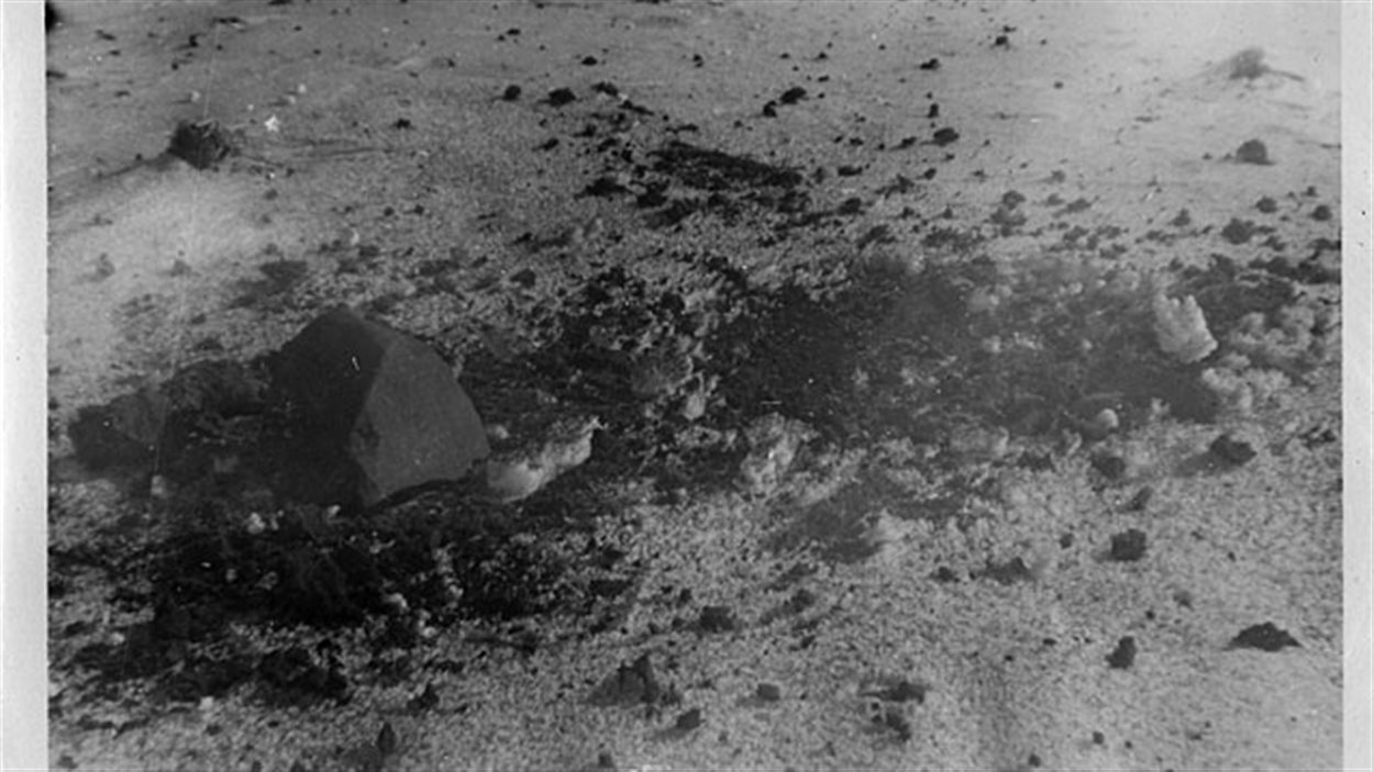 Des cratères ont été retrouvés dans un large rayon autour de Bruderheim.
